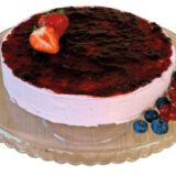 Yoghurt bosvruchten ijstaart